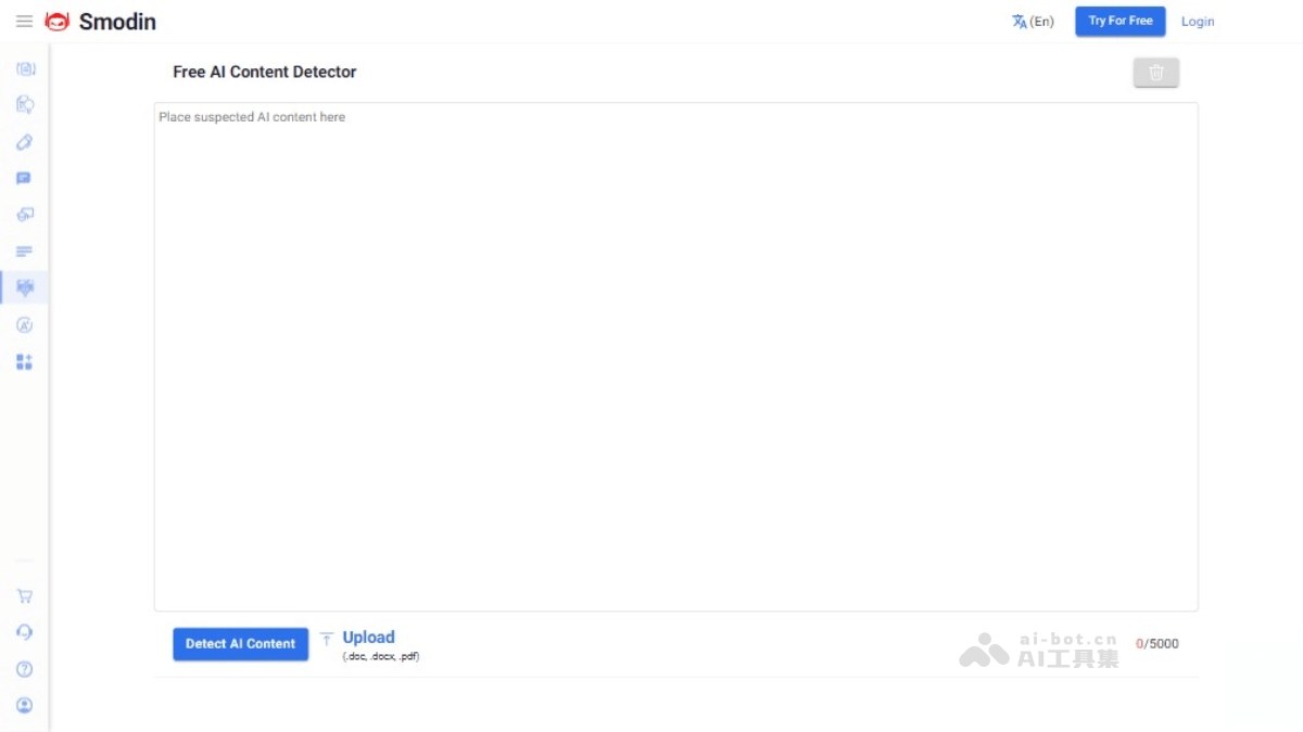 Smodin AI Content Detector